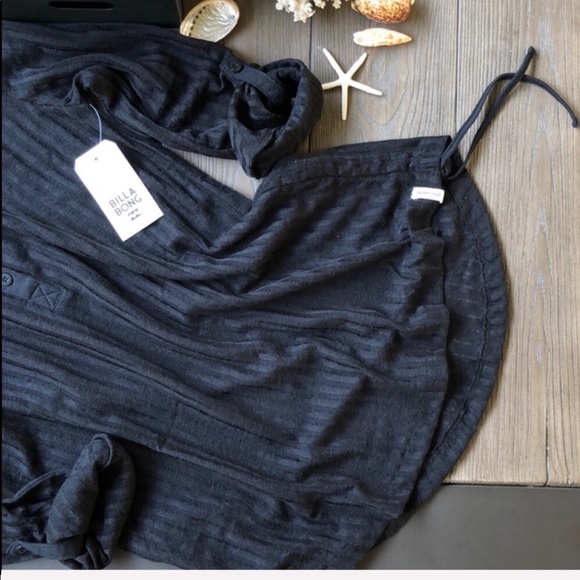 🌴🌼BILLABONG- BLACK COVER UP🌼🌴 - Picture 6 of 8